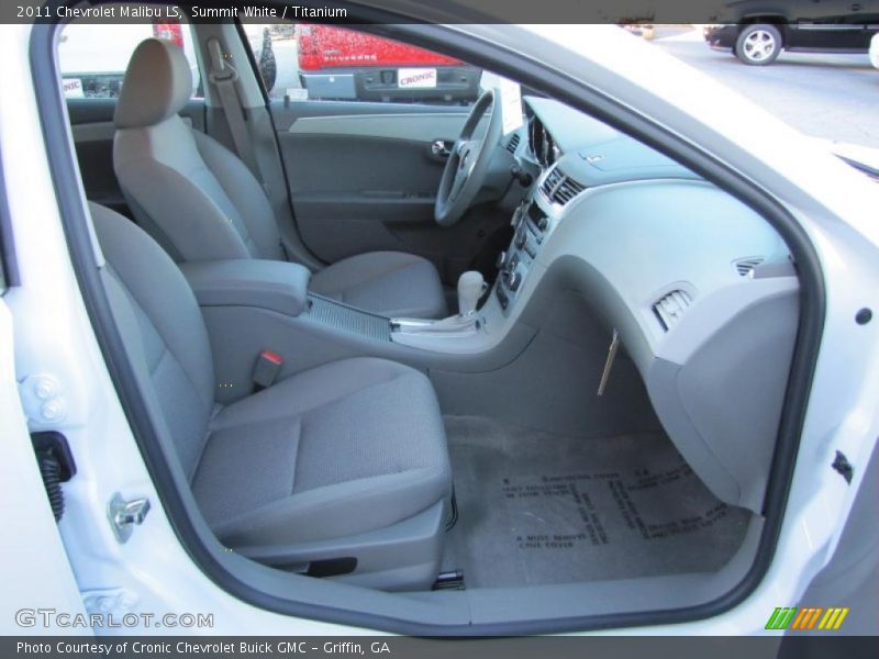 Summit White / Titanium 2011 Chevrolet Malibu LS