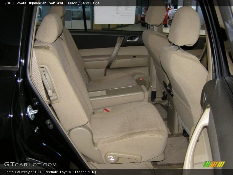 Black / Sand Beige 2008 Toyota Highlander Sport 4WD