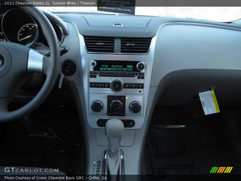 Summit White / Titanium 2011 Chevrolet Malibu LS