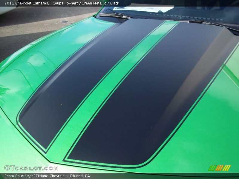 Synergy Green Metallic / Black 2011 Chevrolet Camaro LT Coupe