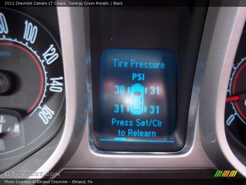 Synergy Green Metallic / Black 2011 Chevrolet Camaro LT Coupe