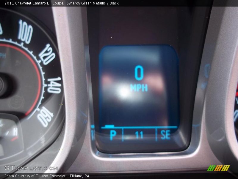Synergy Green Metallic / Black 2011 Chevrolet Camaro LT Coupe