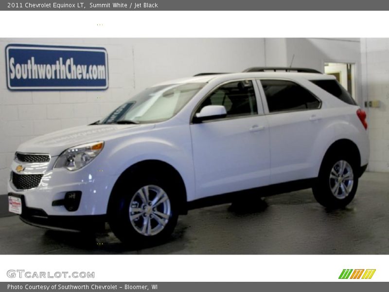 Summit White / Jet Black 2011 Chevrolet Equinox LT