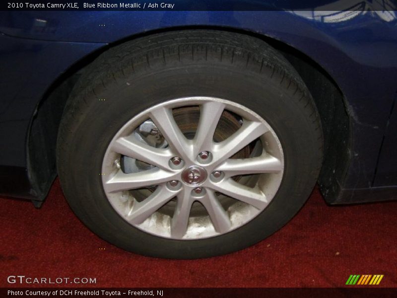 Blue Ribbon Metallic / Ash Gray 2010 Toyota Camry XLE