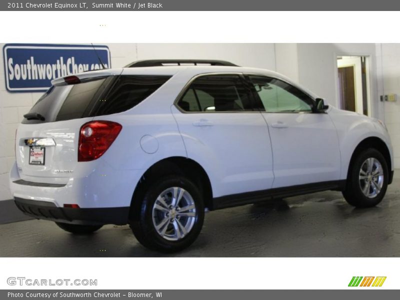 Summit White / Jet Black 2011 Chevrolet Equinox LT