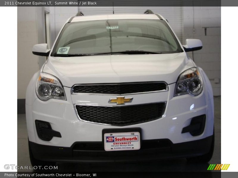 Summit White / Jet Black 2011 Chevrolet Equinox LT