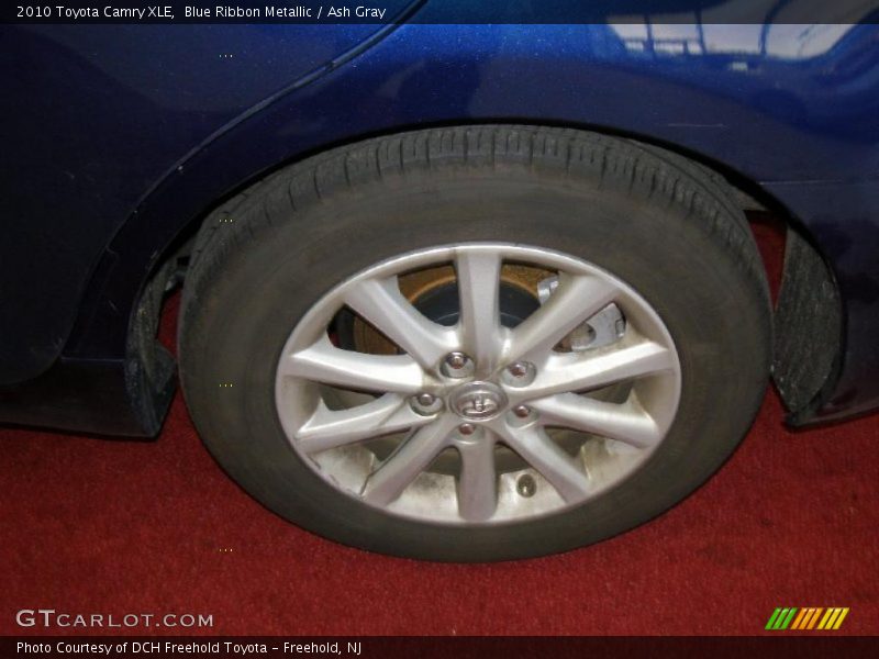 Blue Ribbon Metallic / Ash Gray 2010 Toyota Camry XLE