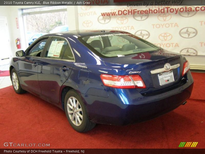 Blue Ribbon Metallic / Ash Gray 2010 Toyota Camry XLE