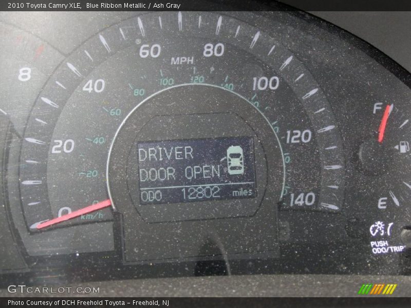 Blue Ribbon Metallic / Ash Gray 2010 Toyota Camry XLE