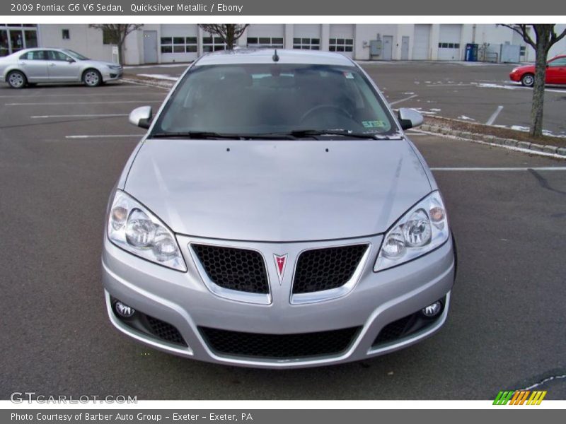 Quicksilver Metallic / Ebony 2009 Pontiac G6 V6 Sedan