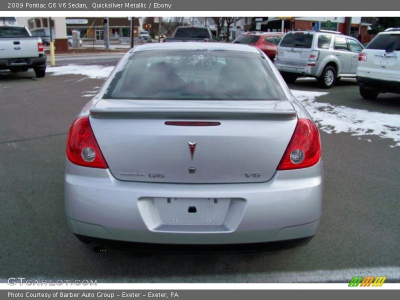 Quicksilver Metallic / Ebony 2009 Pontiac G6 V6 Sedan