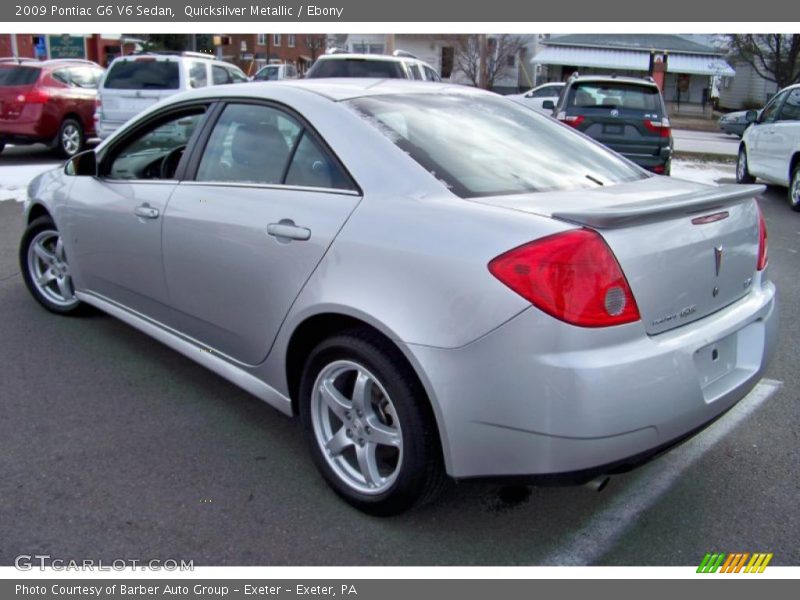 Quicksilver Metallic / Ebony 2009 Pontiac G6 V6 Sedan
