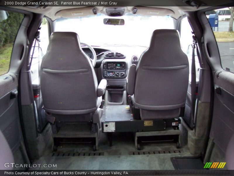 Patriot Blue Pearlcoat / Mist Gray 2000 Dodge Grand Caravan SE