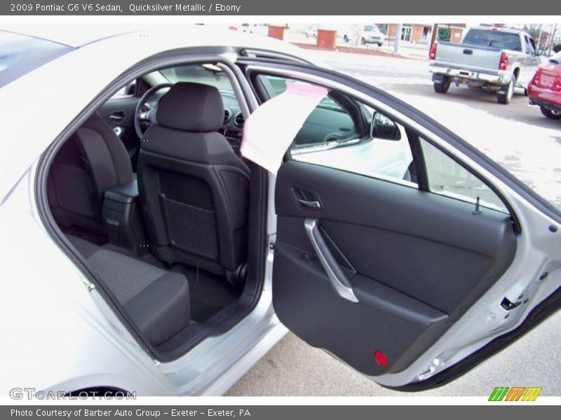 Quicksilver Metallic / Ebony 2009 Pontiac G6 V6 Sedan
