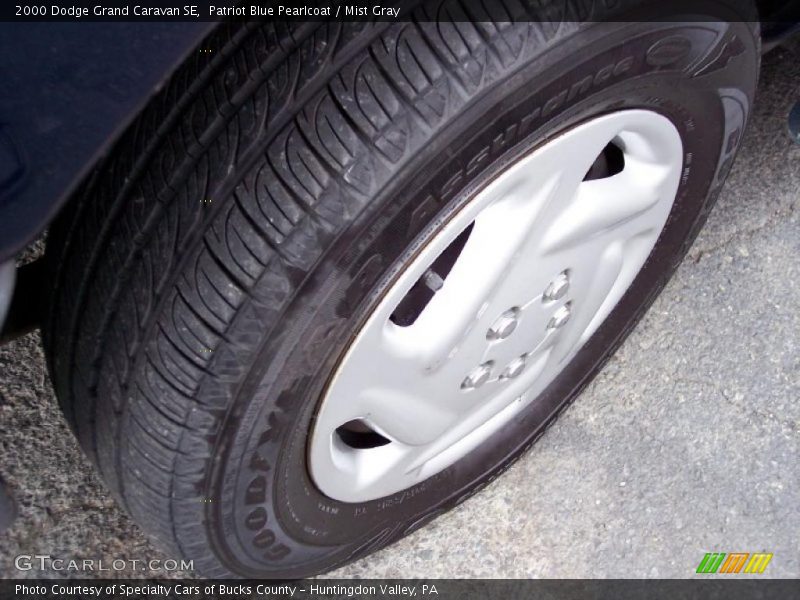 Patriot Blue Pearlcoat / Mist Gray 2000 Dodge Grand Caravan SE
