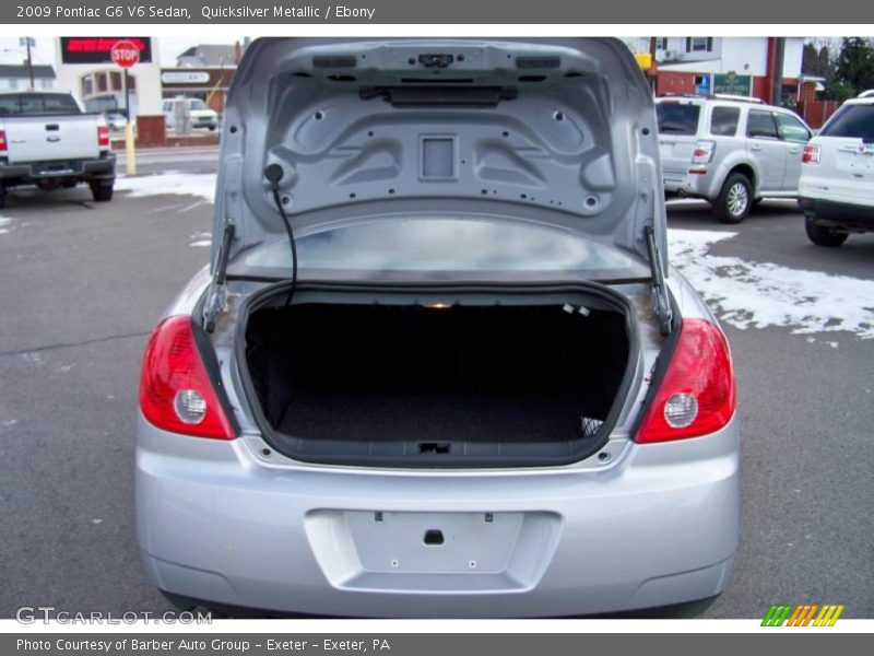 Quicksilver Metallic / Ebony 2009 Pontiac G6 V6 Sedan