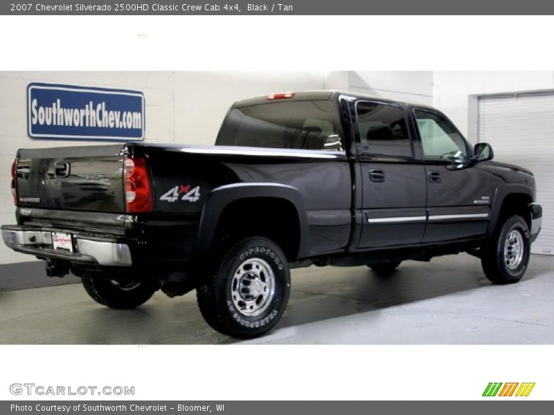 Black / Tan 2007 Chevrolet Silverado 2500HD Classic Crew Cab 4x4
