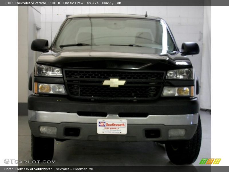 Black / Tan 2007 Chevrolet Silverado 2500HD Classic Crew Cab 4x4