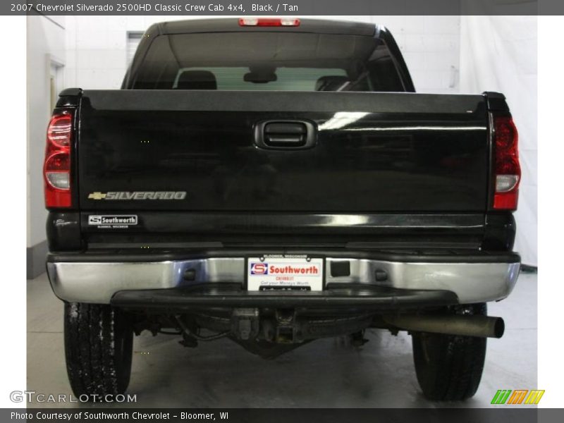 Black / Tan 2007 Chevrolet Silverado 2500HD Classic Crew Cab 4x4