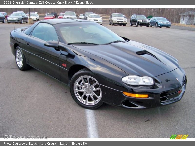 Front 3/4 View of 2002 Camaro Z28 Coupe