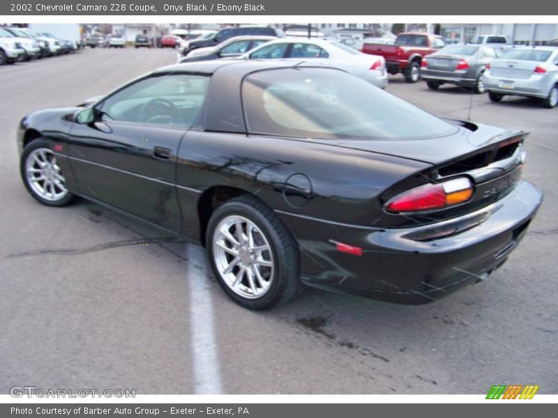 Onyx Black / Ebony Black 2002 Chevrolet Camaro Z28 Coupe