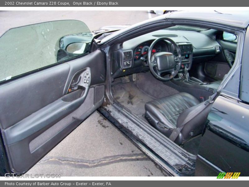 Onyx Black / Ebony Black 2002 Chevrolet Camaro Z28 Coupe