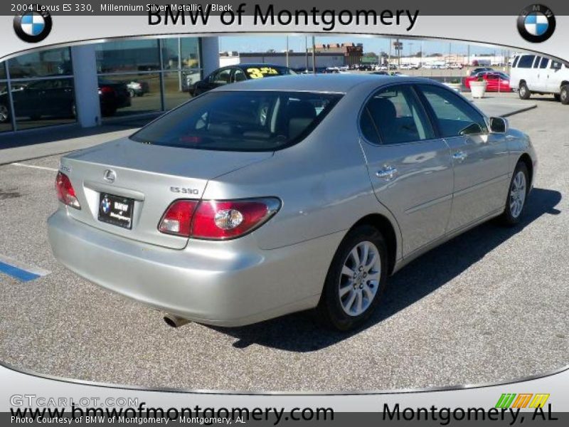 Millennium Silver Metallic / Black 2004 Lexus ES 330