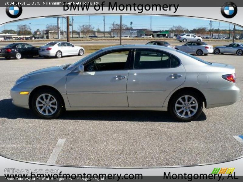 Millennium Silver Metallic / Black 2004 Lexus ES 330