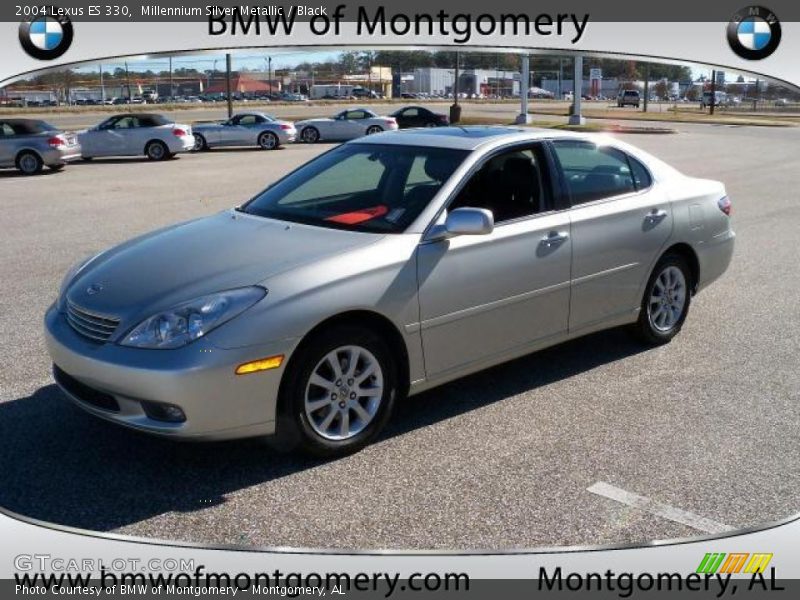 Millennium Silver Metallic / Black 2004 Lexus ES 330