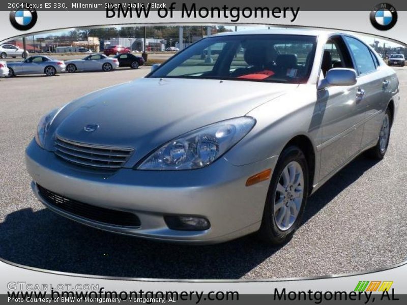 Millennium Silver Metallic / Black 2004 Lexus ES 330