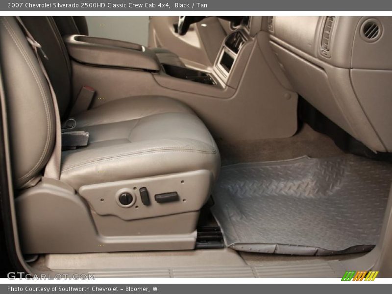 Black / Tan 2007 Chevrolet Silverado 2500HD Classic Crew Cab 4x4