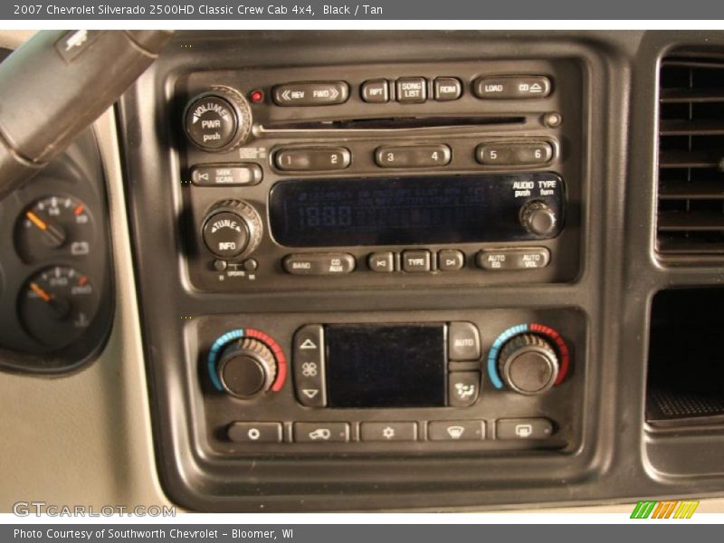 Black / Tan 2007 Chevrolet Silverado 2500HD Classic Crew Cab 4x4