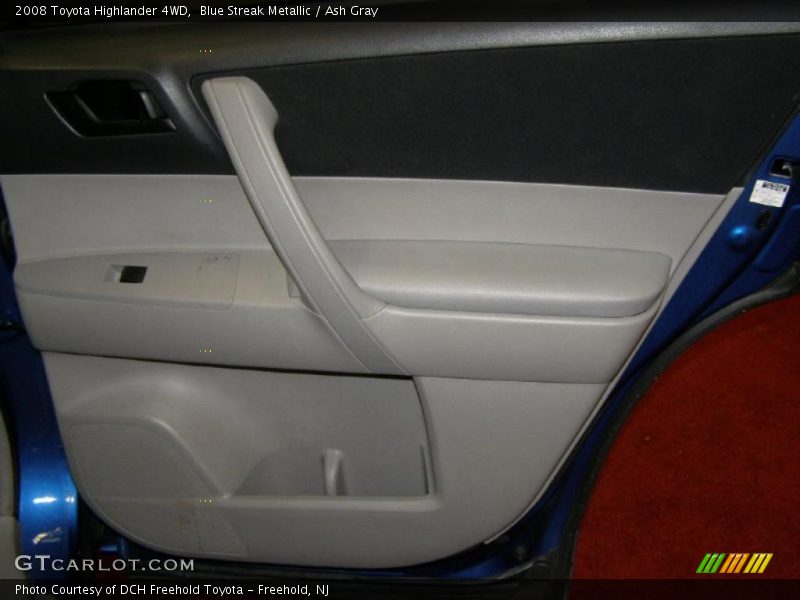 Blue Streak Metallic / Ash Gray 2008 Toyota Highlander 4WD