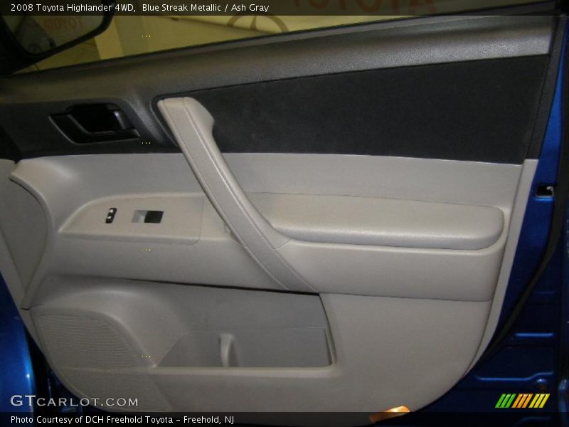 Blue Streak Metallic / Ash Gray 2008 Toyota Highlander 4WD