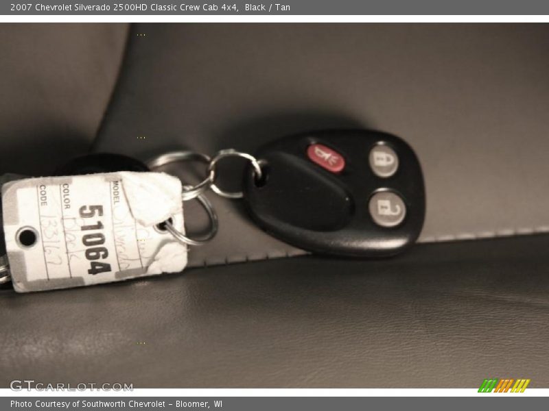 Black / Tan 2007 Chevrolet Silverado 2500HD Classic Crew Cab 4x4
