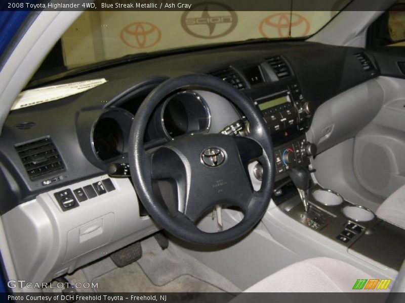 Blue Streak Metallic / Ash Gray 2008 Toyota Highlander 4WD