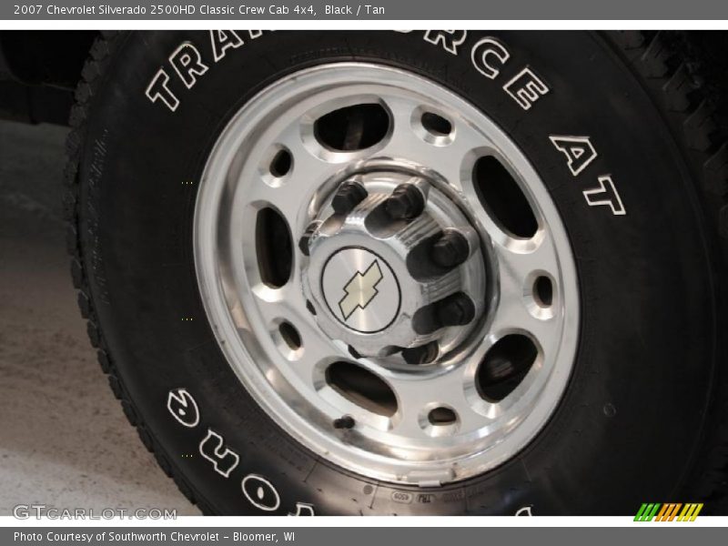 Black / Tan 2007 Chevrolet Silverado 2500HD Classic Crew Cab 4x4