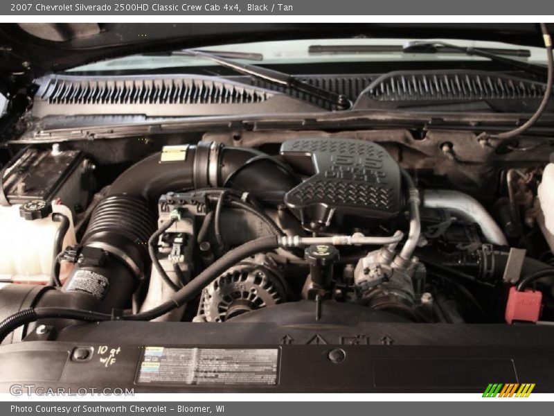 Black / Tan 2007 Chevrolet Silverado 2500HD Classic Crew Cab 4x4