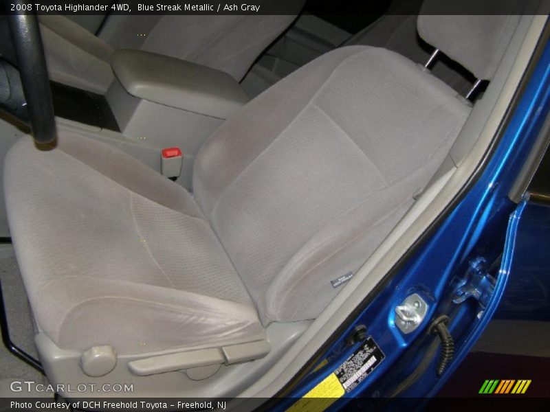 Blue Streak Metallic / Ash Gray 2008 Toyota Highlander 4WD
