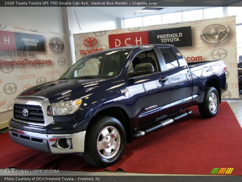 Nautical Blue Metallic / Graphite Gray 2008 Toyota Tundra SR5 TRD Double Cab 4x4