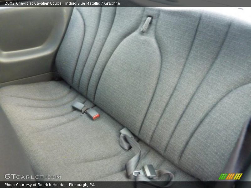 Indigo Blue Metallic / Graphite 2002 Chevrolet Cavalier Coupe