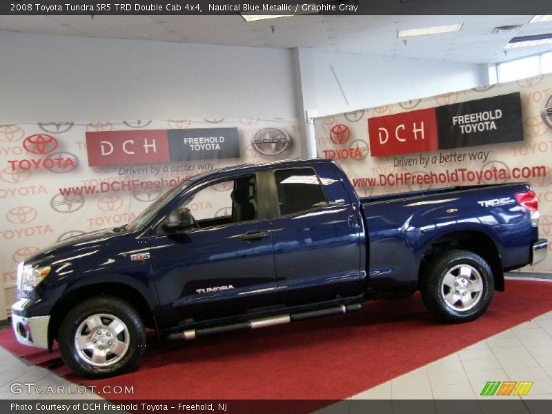 Nautical Blue Metallic / Graphite Gray 2008 Toyota Tundra SR5 TRD Double Cab 4x4
