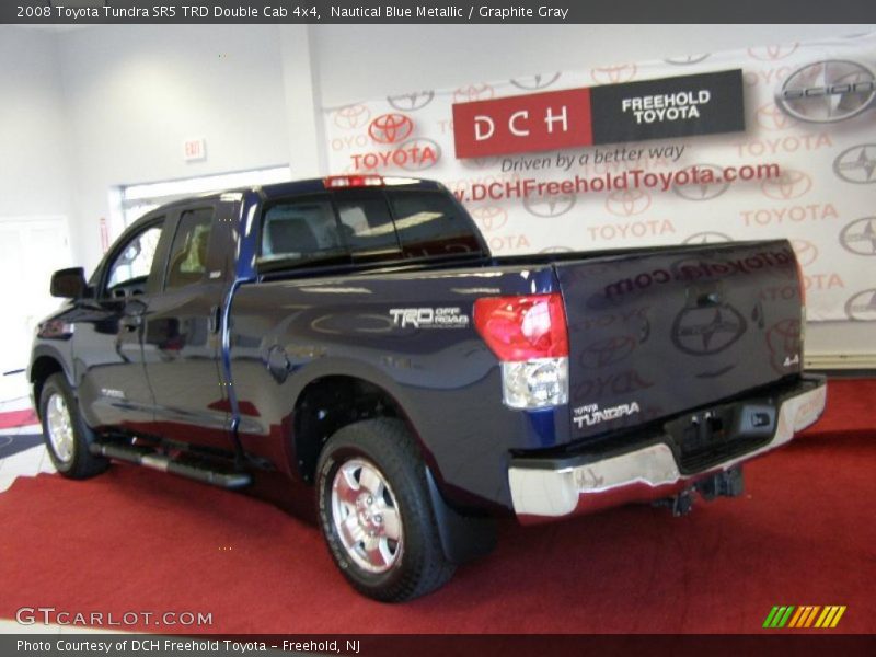 Nautical Blue Metallic / Graphite Gray 2008 Toyota Tundra SR5 TRD Double Cab 4x4