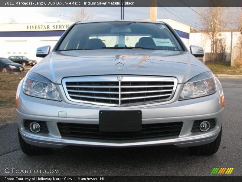 Iridium Silver Metallic / Black 2011 Mercedes-Benz C 300 Luxury 4Matic