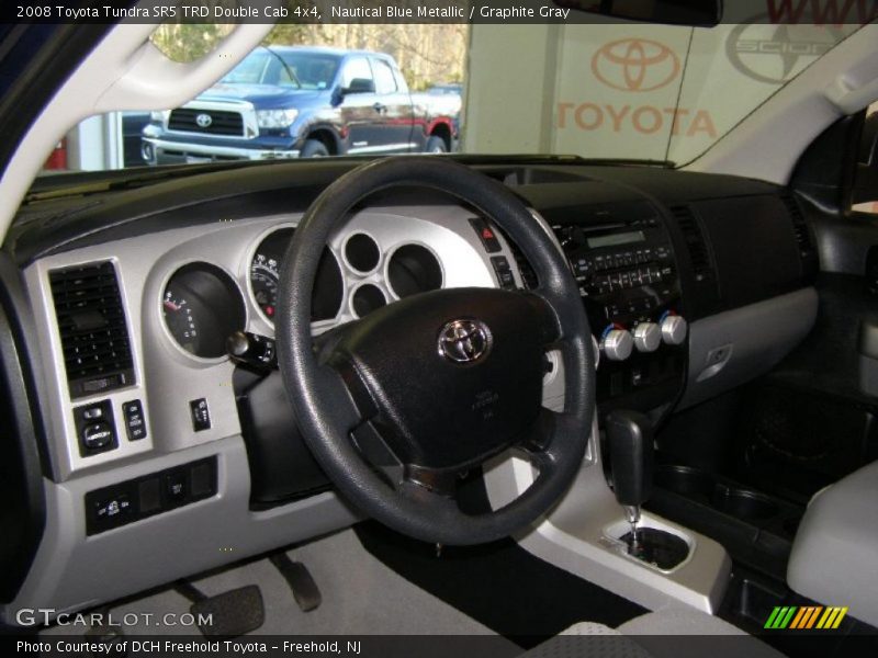 Nautical Blue Metallic / Graphite Gray 2008 Toyota Tundra SR5 TRD Double Cab 4x4