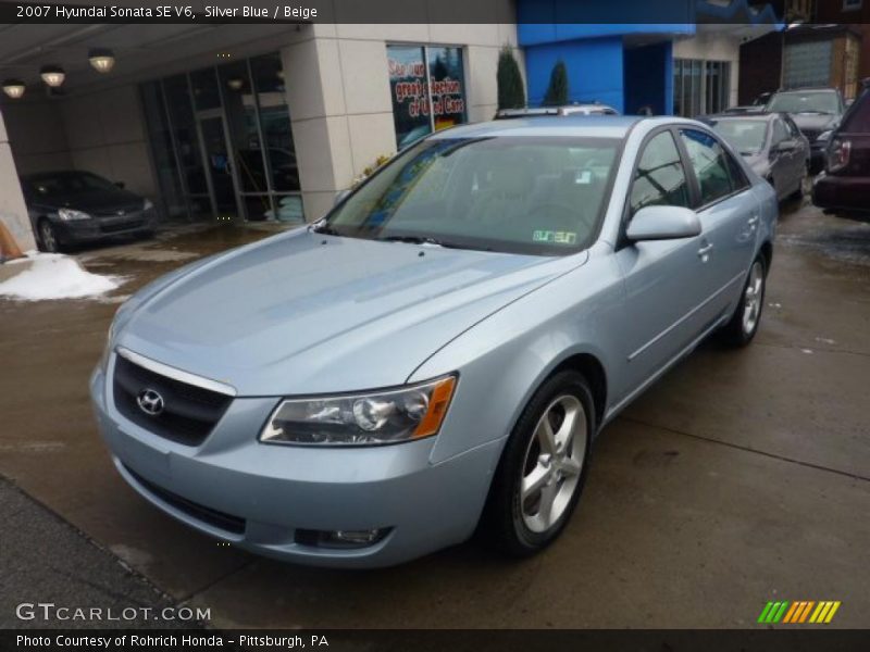 Front 3/4 View of 2007 Sonata SE V6