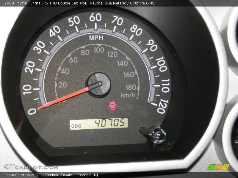 Nautical Blue Metallic / Graphite Gray 2008 Toyota Tundra SR5 TRD Double Cab 4x4