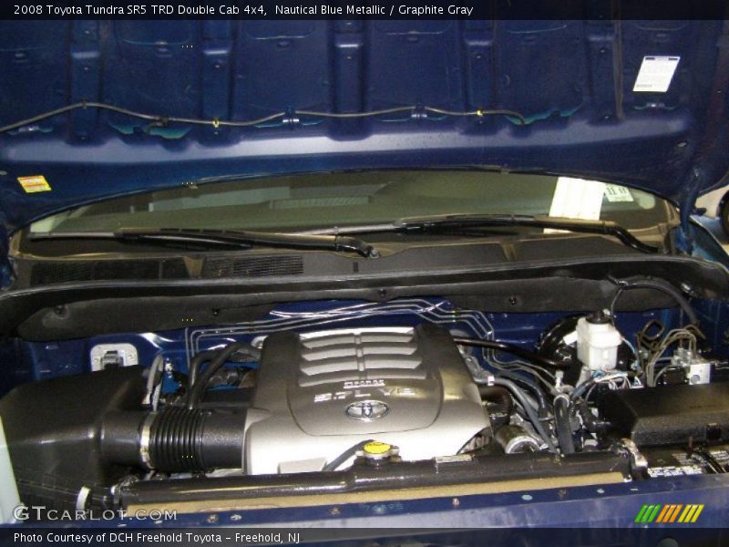 Nautical Blue Metallic / Graphite Gray 2008 Toyota Tundra SR5 TRD Double Cab 4x4