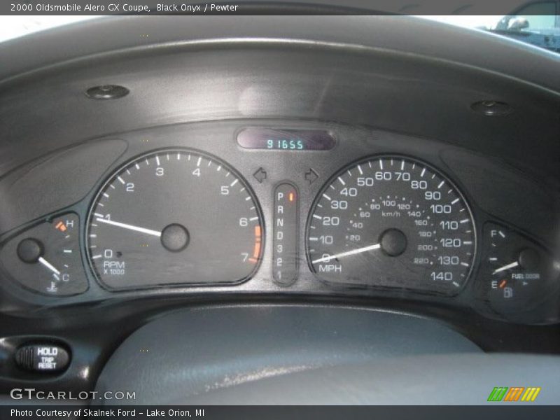 Black Onyx / Pewter 2000 Oldsmobile Alero GX Coupe
