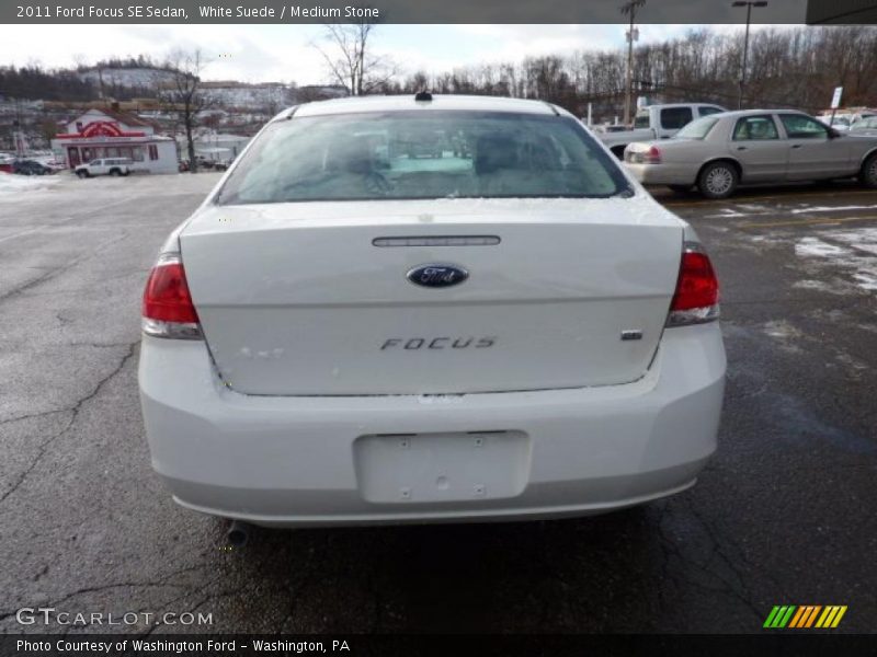 White Suede / Medium Stone 2011 Ford Focus SE Sedan